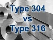 Mis vahe on roostevabast terasest AISI 304 ja AISI 316 vahel